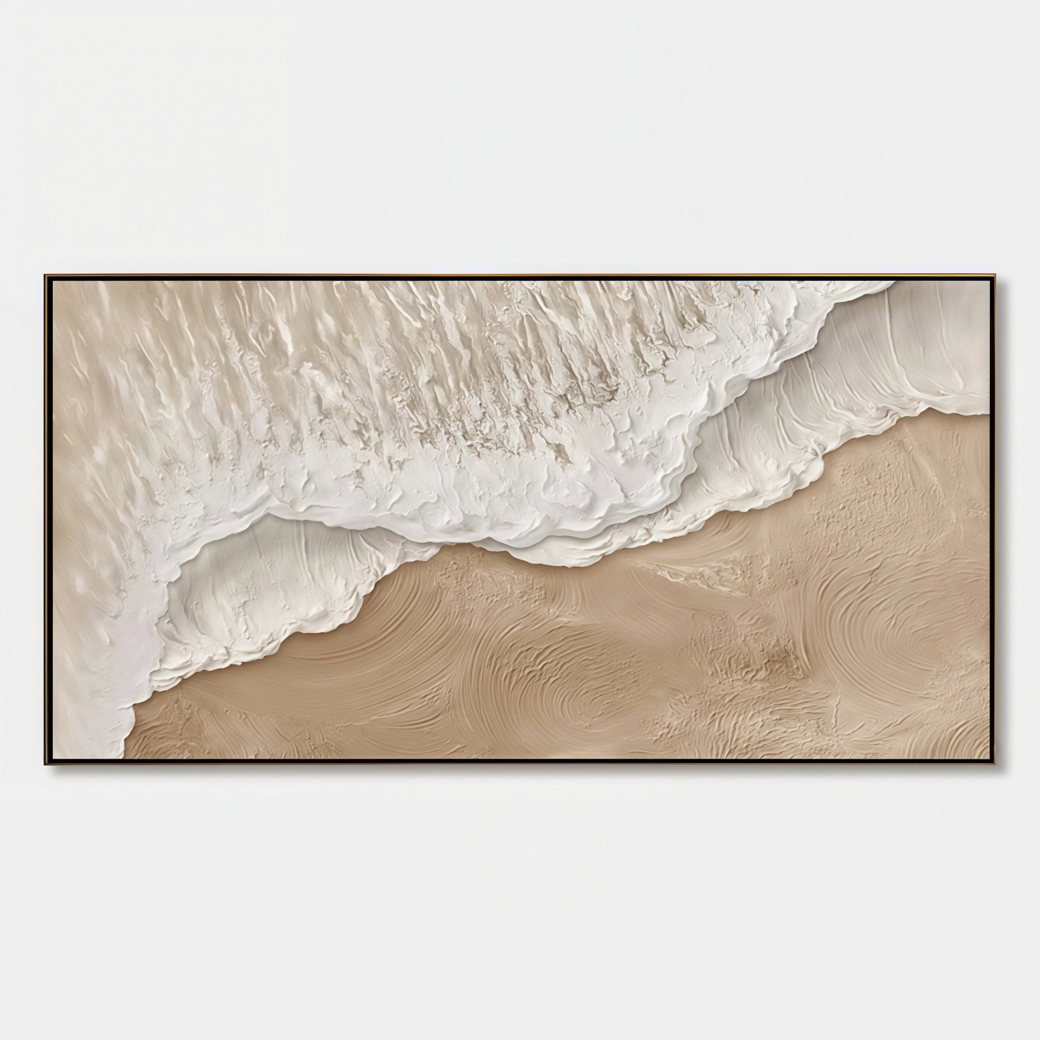 Warm Neutral Impasto Wall Art CZ0067 - Viral Wall Art